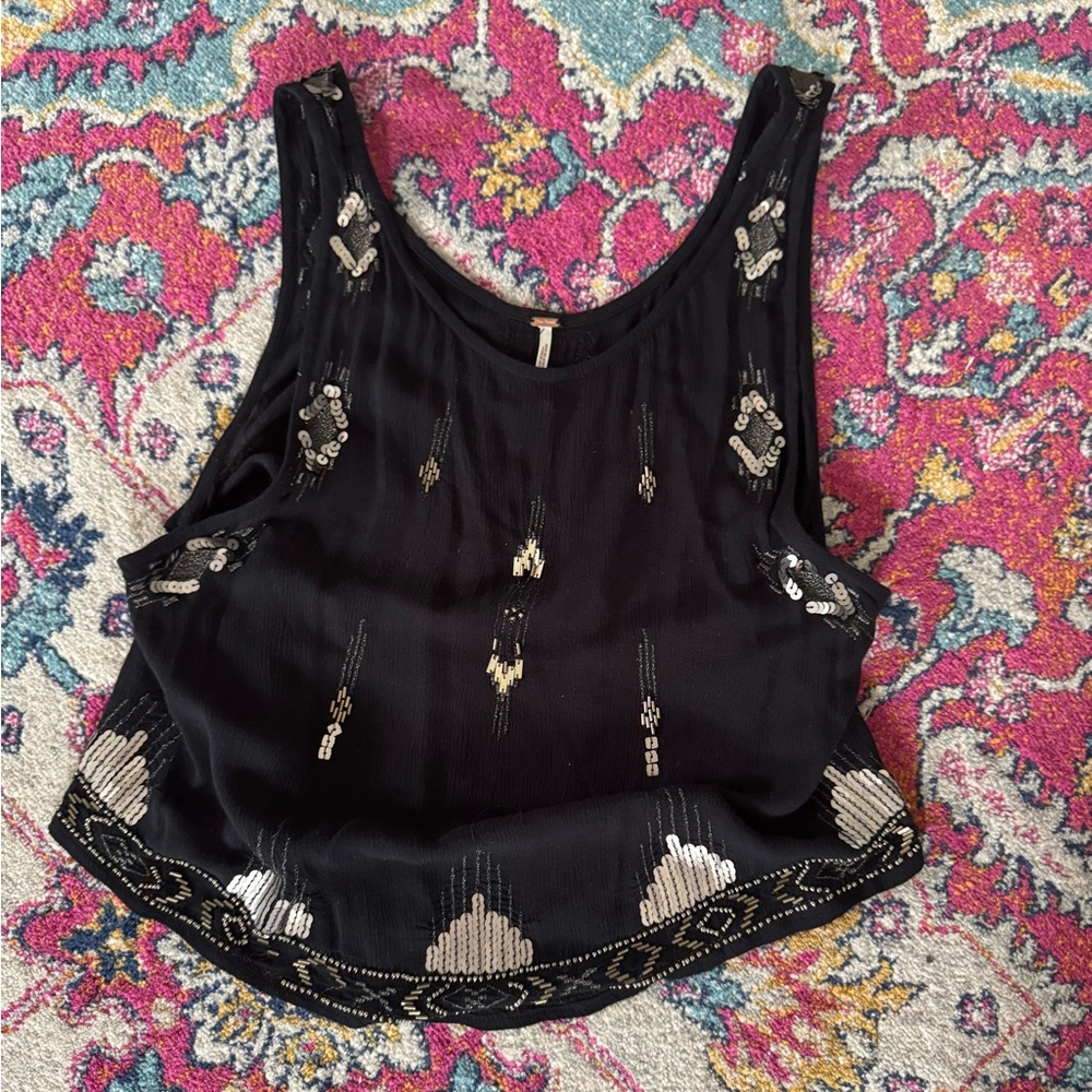Free People Embellished Tank